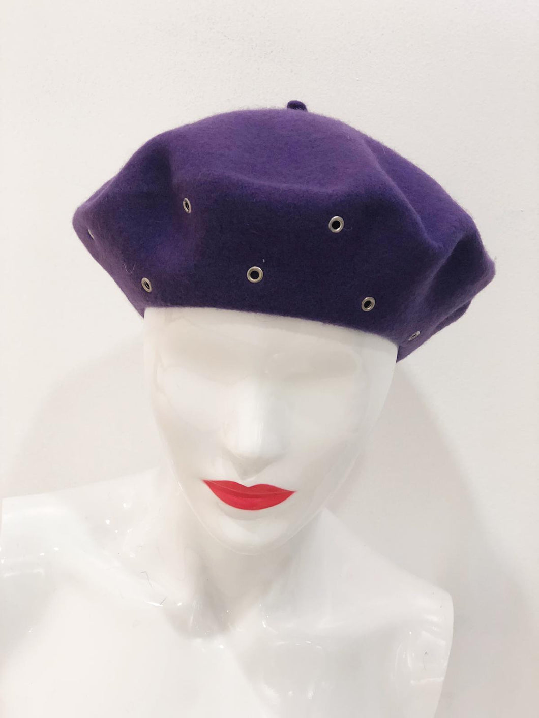 'Delaney' Purple Beret