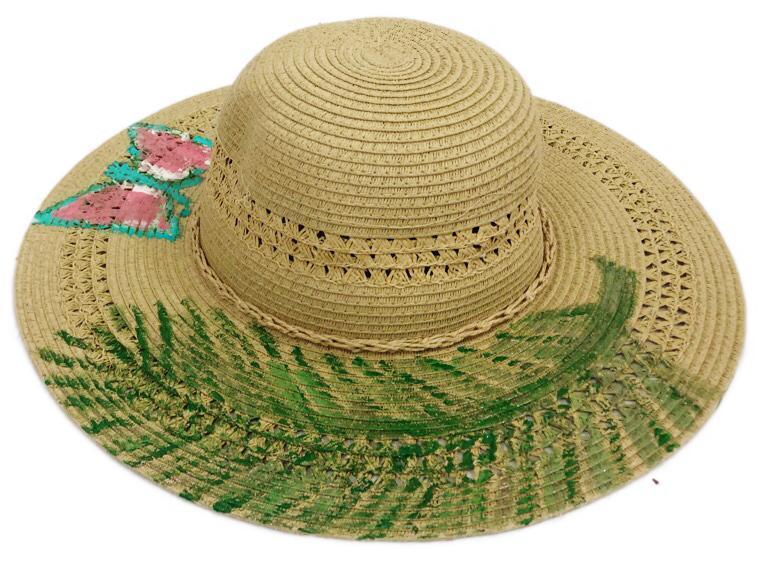 Butterfly Leave Natural Hat