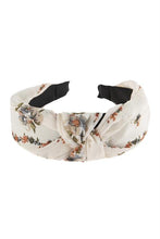 Load image into Gallery viewer, NATURAL FLORAL FABRIC PRINTED KNOTTED HEADBAND
