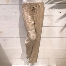 Load image into Gallery viewer, Beige Lace Italian Pant
