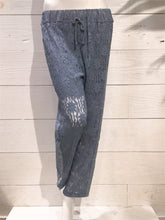 Load image into Gallery viewer, Denim Blue Lace Italian Pant
