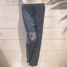 Load image into Gallery viewer, Denim Blue Lace Italian Pant
