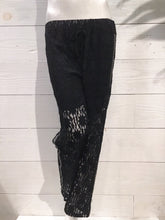 Load image into Gallery viewer, Black Lace Italian Pant
