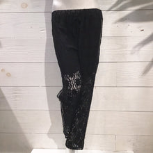 Load image into Gallery viewer, Black Lace Italian Pant
