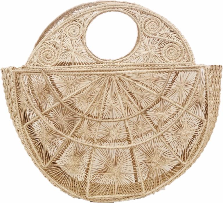 Half Moon Artisan Clutch