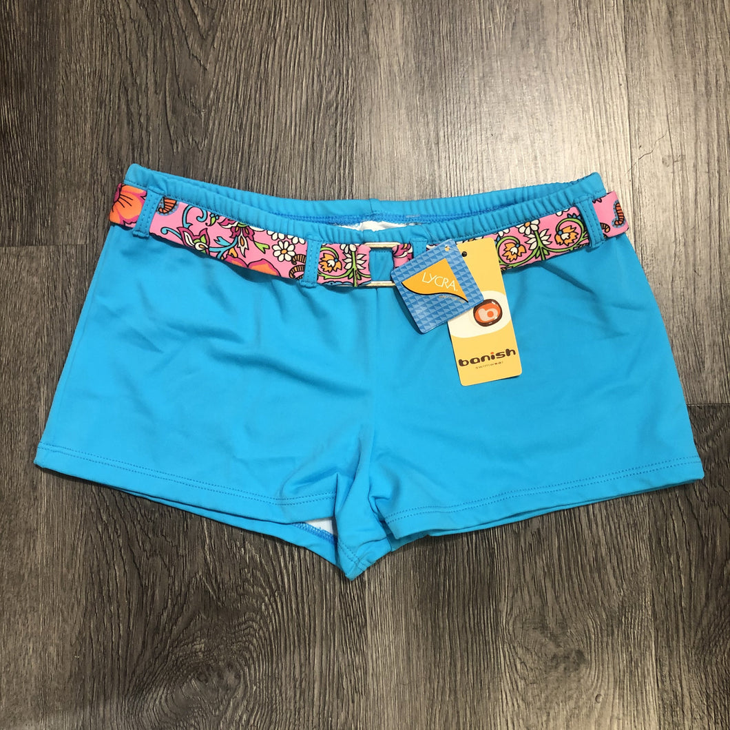 Evie - Turquoise Shorts Swim Bottom