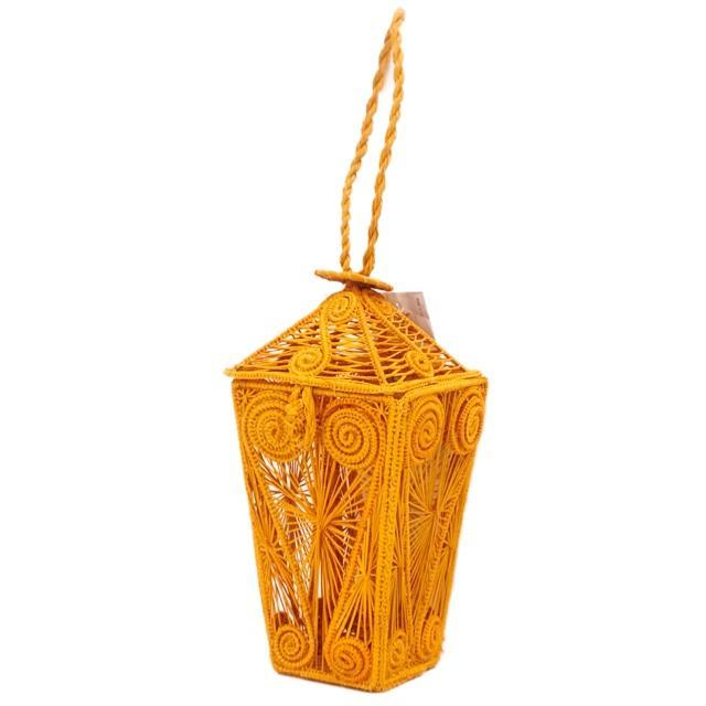 'La Lampada' Straw Clutch