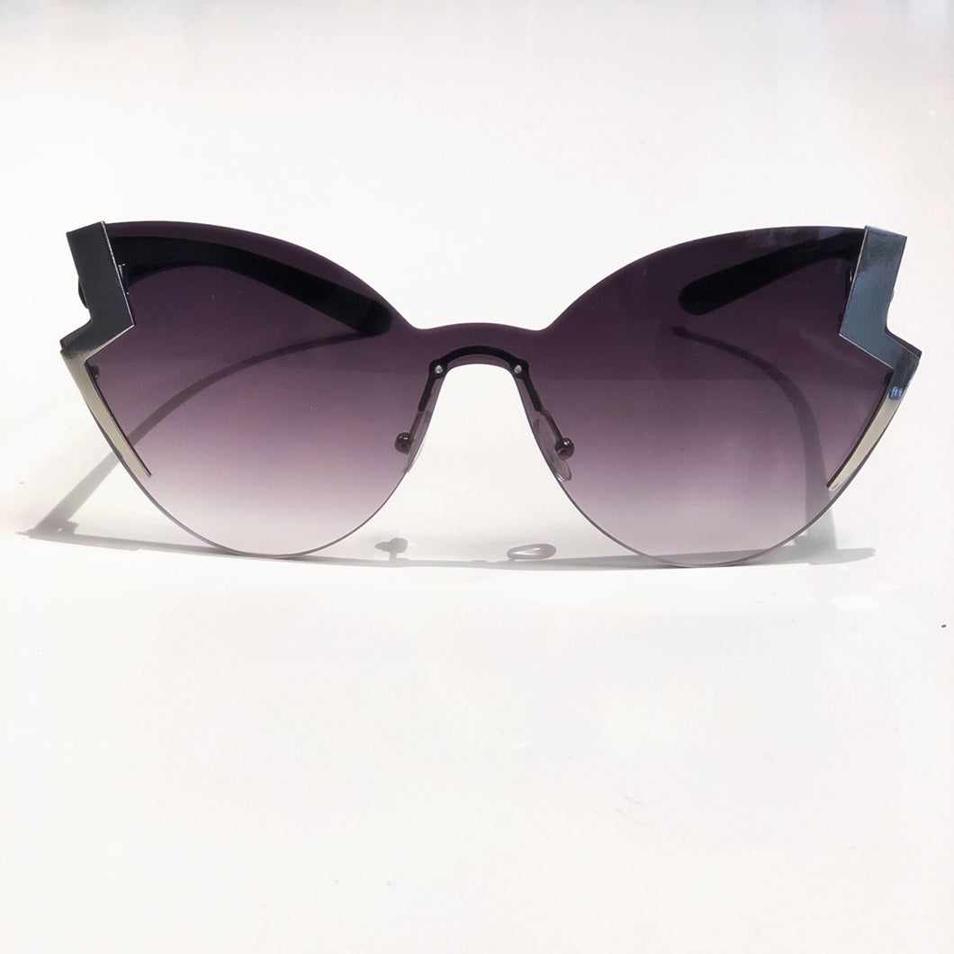 Black Gradient 'Lighting' Sunglass