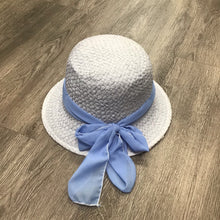 Load image into Gallery viewer, Baby Blue Bow Bucket Hat
