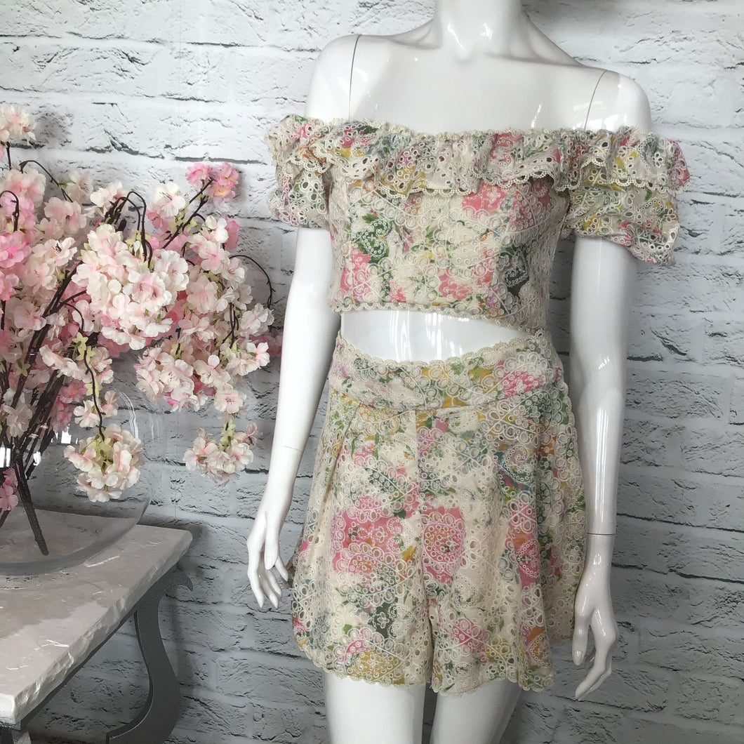 Floral Pastel Short Set