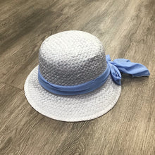 Load image into Gallery viewer, Baby Blue Bow Bucket Hat
